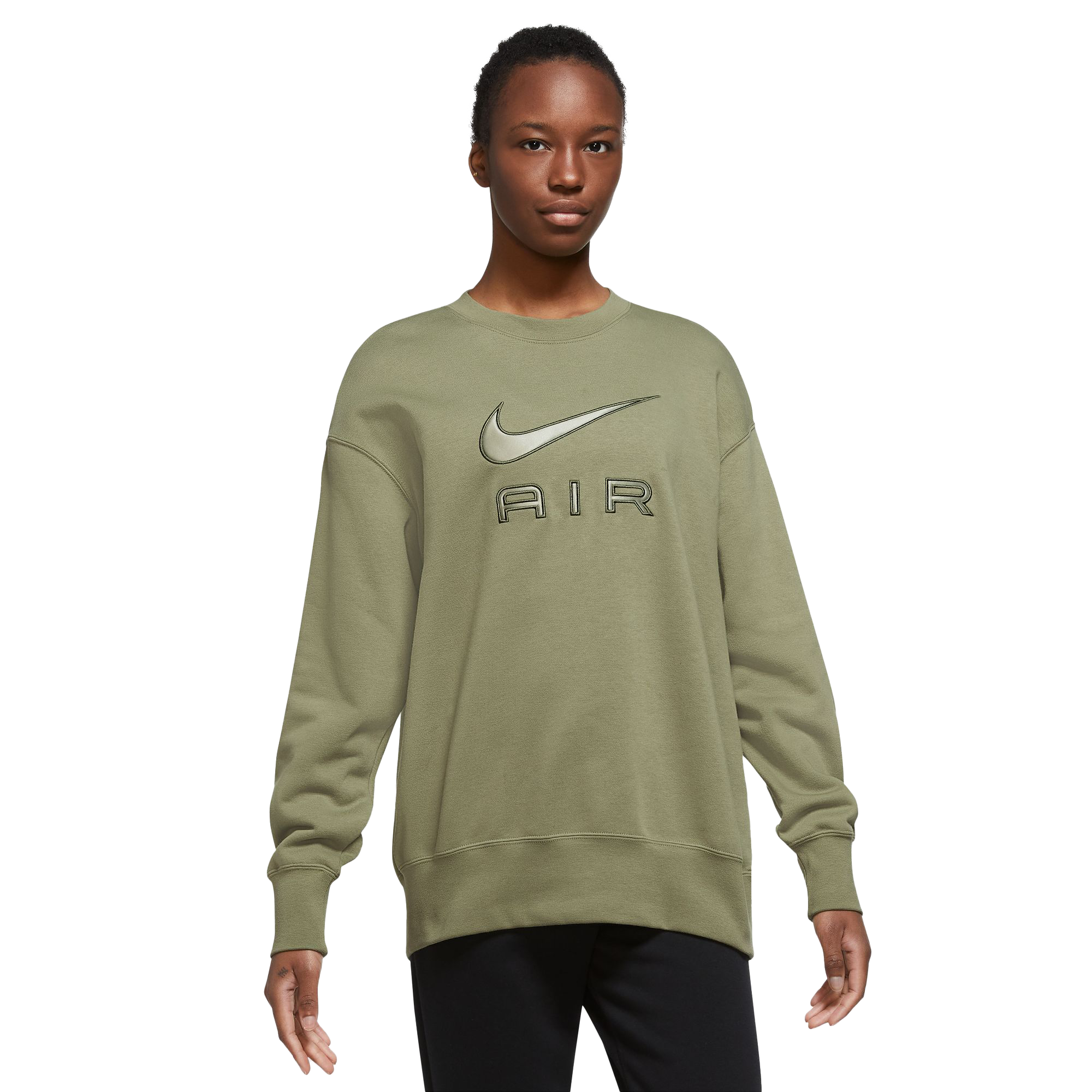 Nike best sale sweatshirt olive